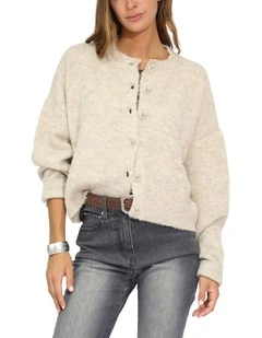 Soft Haven Cardigan in Beige