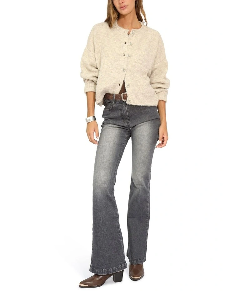 Soft Haven Cardigan in Beige image 7