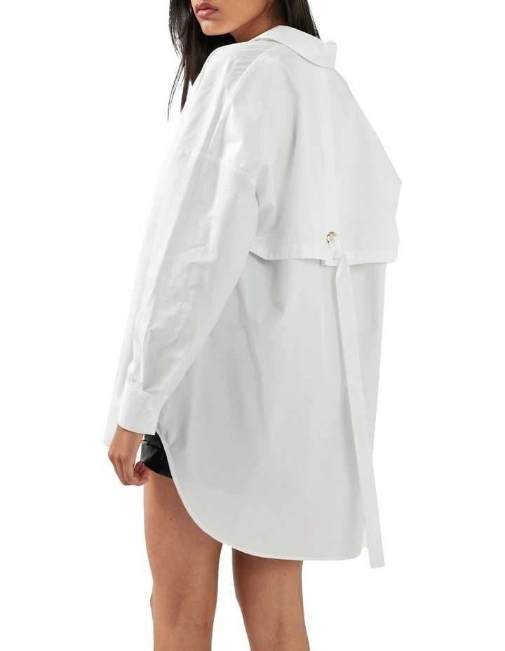 Into You Oversized Shirt in White image 2