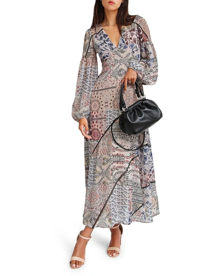 In Your Dreams Maxi Dress in Beige image 3