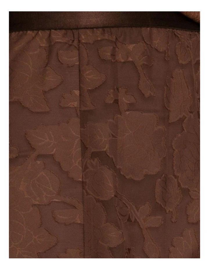 Play It Cool Coupe Maxi Skirt in Chocolate image 5