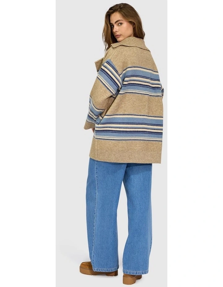 So Many Likes Oversized Knitted Cardi Coat image 4