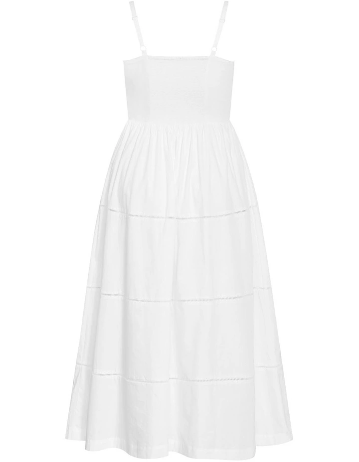 Plus Size Vani Corset Maxi Dress in Ivory image 4