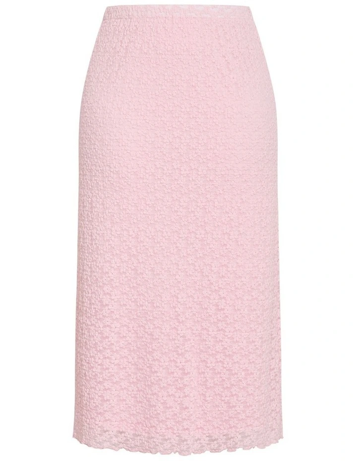 Plus Size Shiloh Lace Maxi Skirt in Heavenly Pink image 3