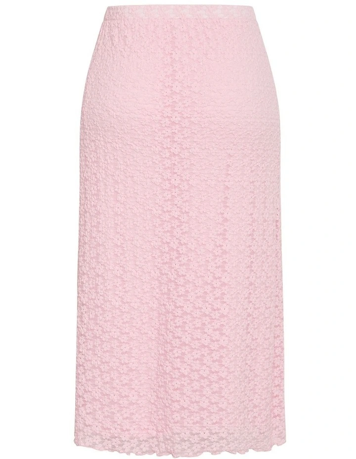 Plus Size Shiloh Lace Maxi Skirt in Heavenly Pink image 4