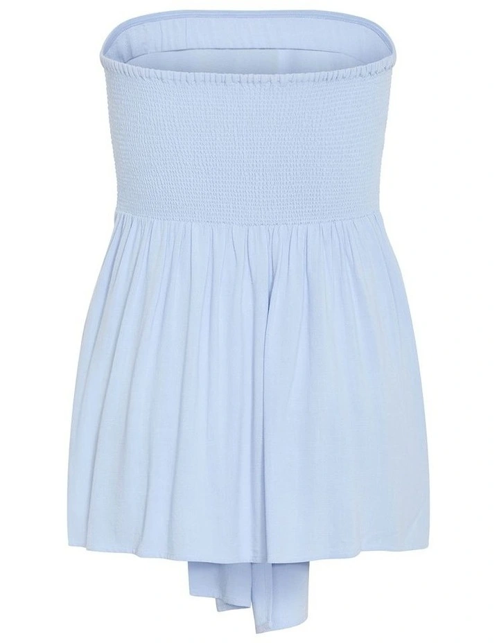 Plus Size Haven Strapless Tie Top in Powder Blue image 4