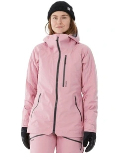 Womens Warm and Breathable Ski and Snowboard Jacket, FR500 in Pale Pink
