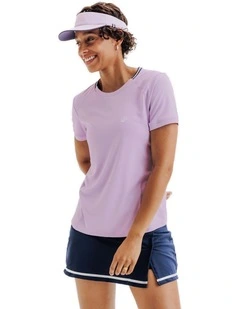 Women's Tennis Breathable Crew-Neck T-Shirt Dry in Light Purple