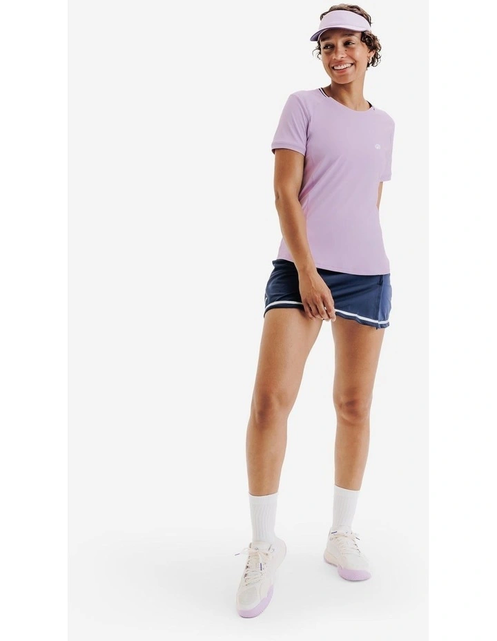 Women's Tennis Breathable Crew-Neck T-Shirt Dry in Light Purple image 4