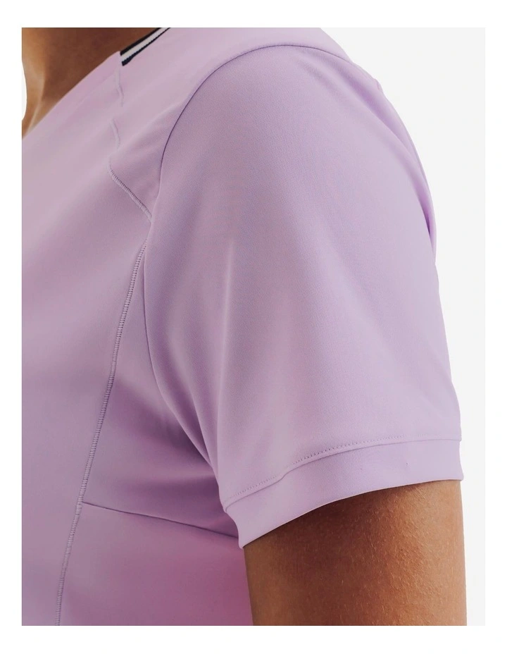 Women's Tennis Breathable Crew-Neck T-Shirt Dry in Light Purple image 6