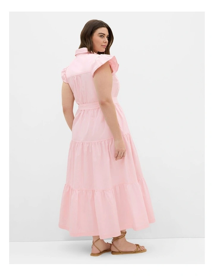 Plus Size Kelise Cotton Maxi Dress in Heavenly Pink image 2