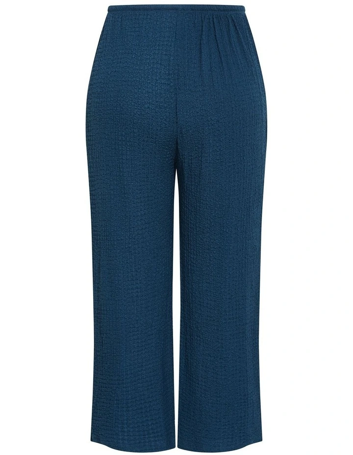 Plus Size Zoie Wide Leg Pant in Petrol image 4