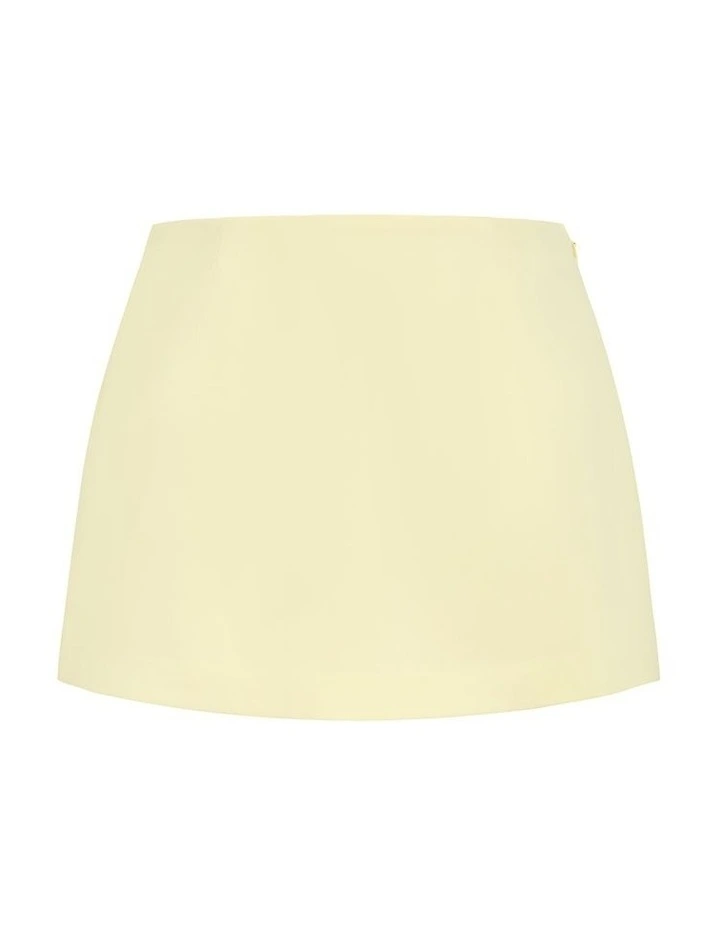 Plus Size Abbie Mini Skort in Lemon Sorbet image 4