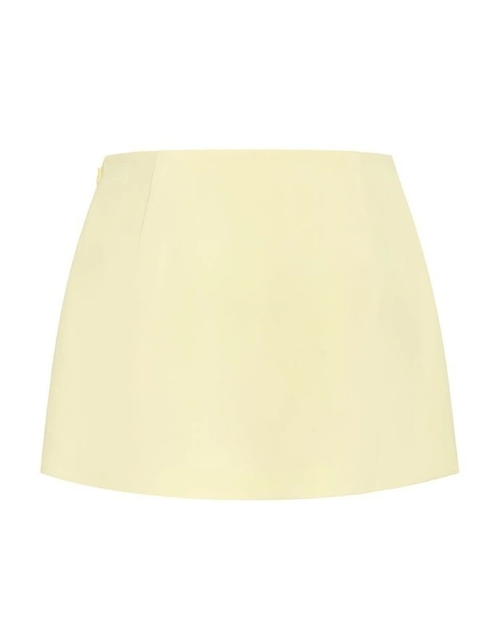Plus Size Abbie Mini Skort in Lemon Sorbet image 5