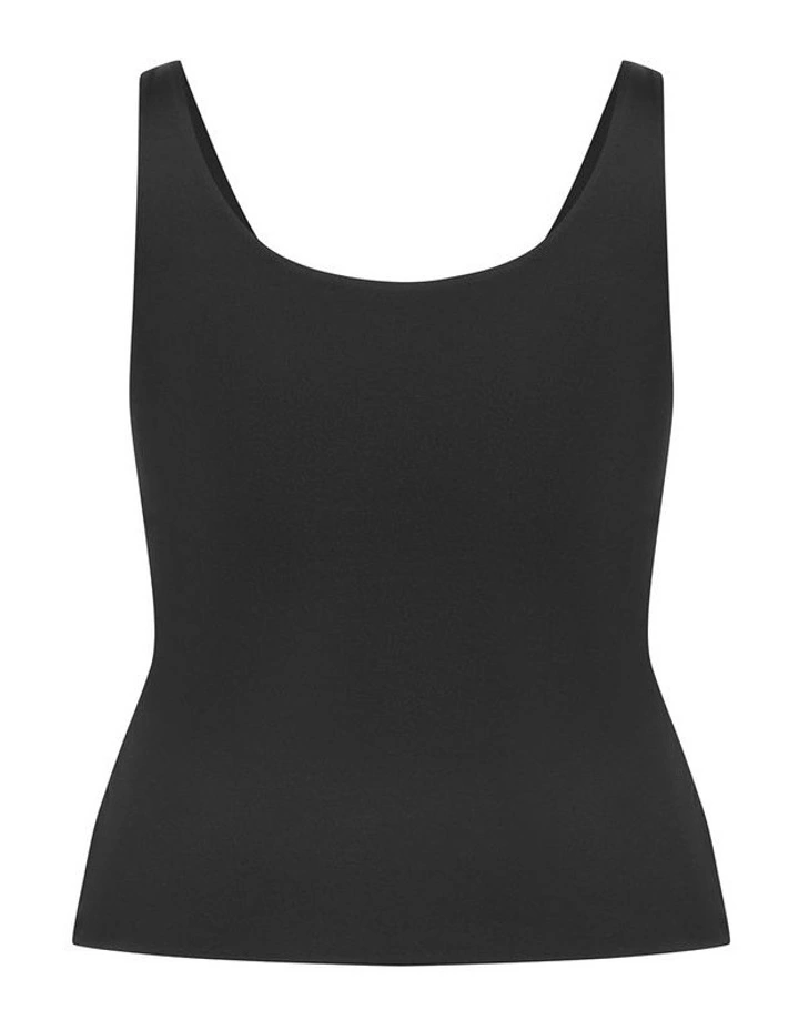 Plus Size Arami Bling Detail Top in Black image 4