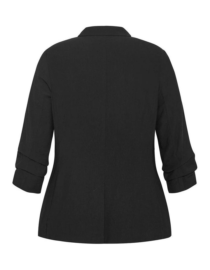 Plus Size Aria Lightweight Blazer in Black image 4
