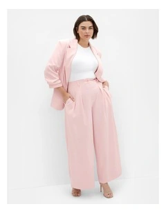 Plus Size Abbie Blazer in Baby Pink