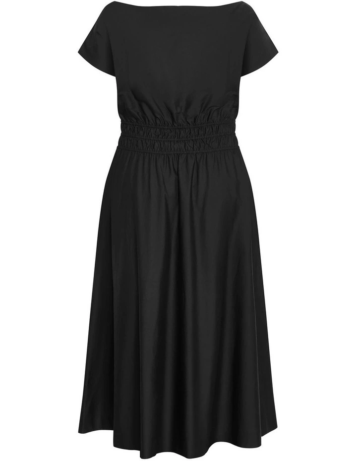 Plus Size Cass Cotton Maxi Dress in Black image 4