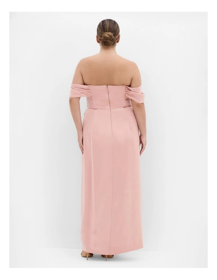 Plus Size Forbidden Love Maxi Dress in Ballet Pink image 2