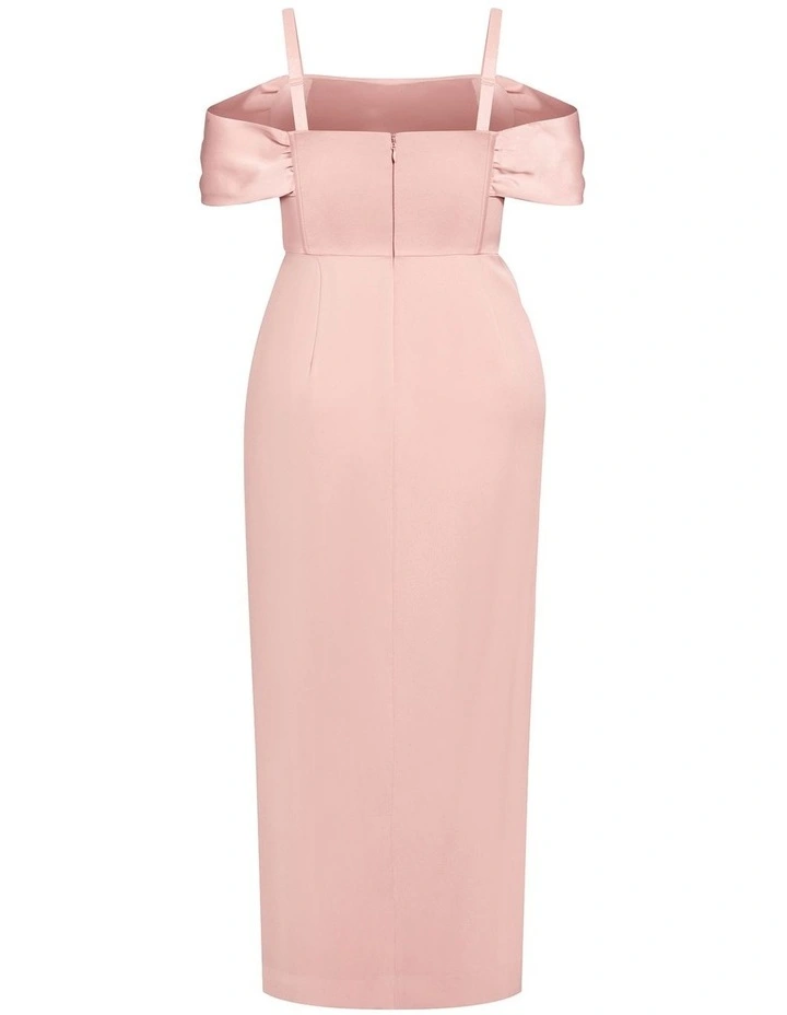 Plus Size Forbidden Love Maxi Dress in Ballet Pink image 4