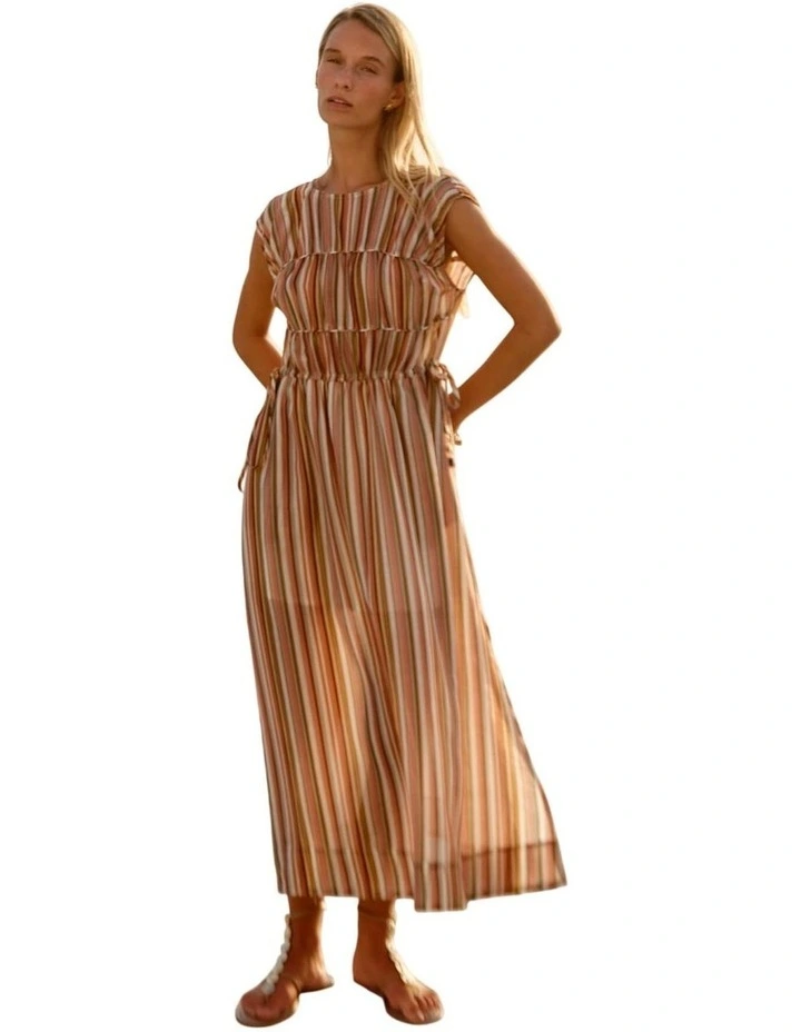 Callista Midi Dress - Sandbar Stripe image 3