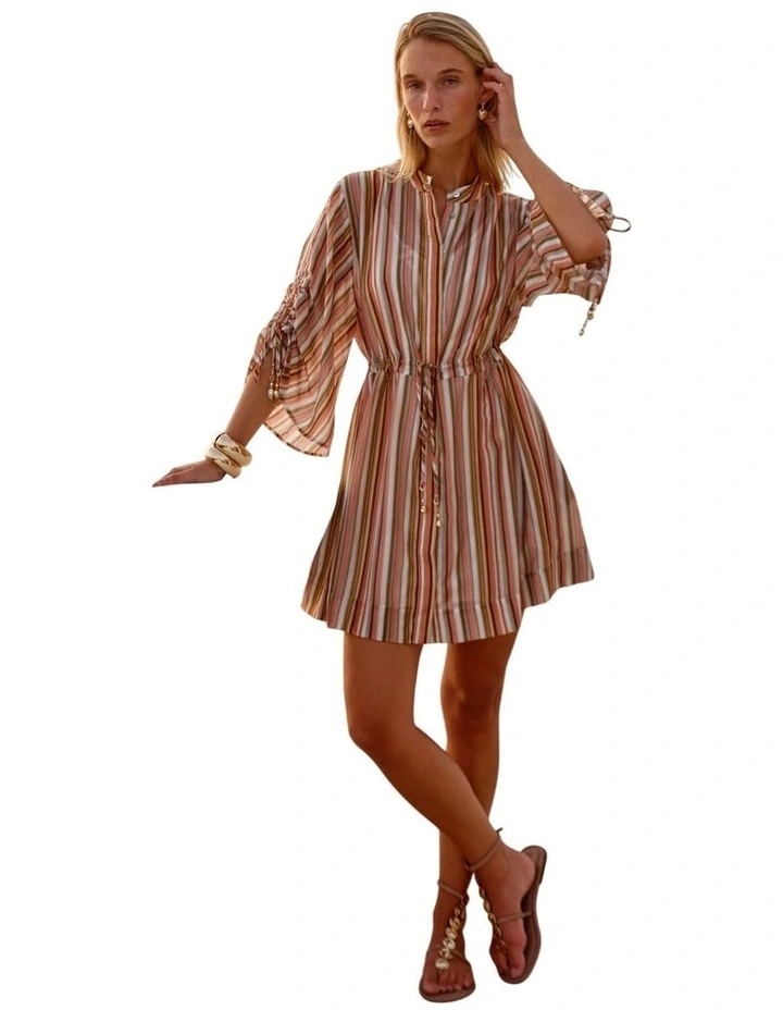 Vera Mini Dress - Sandbar Stripe image 1