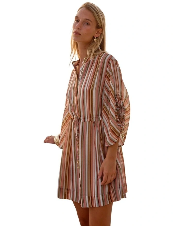 Vera Mini Dress - Sandbar Stripe image 3