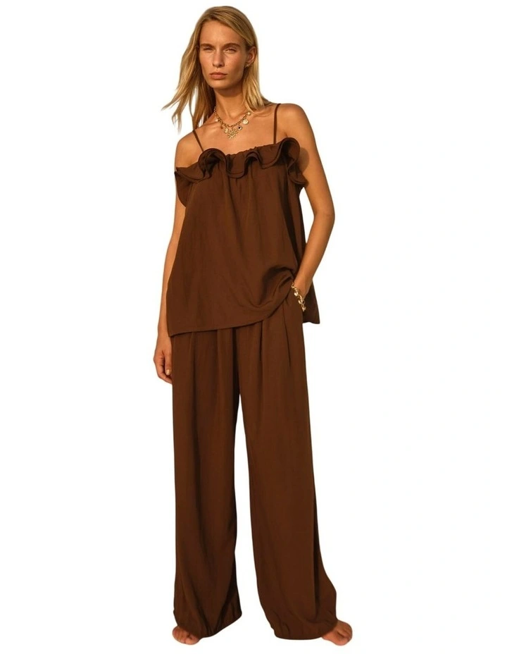 Mireya Balloon Pant - Cinnamon image 1