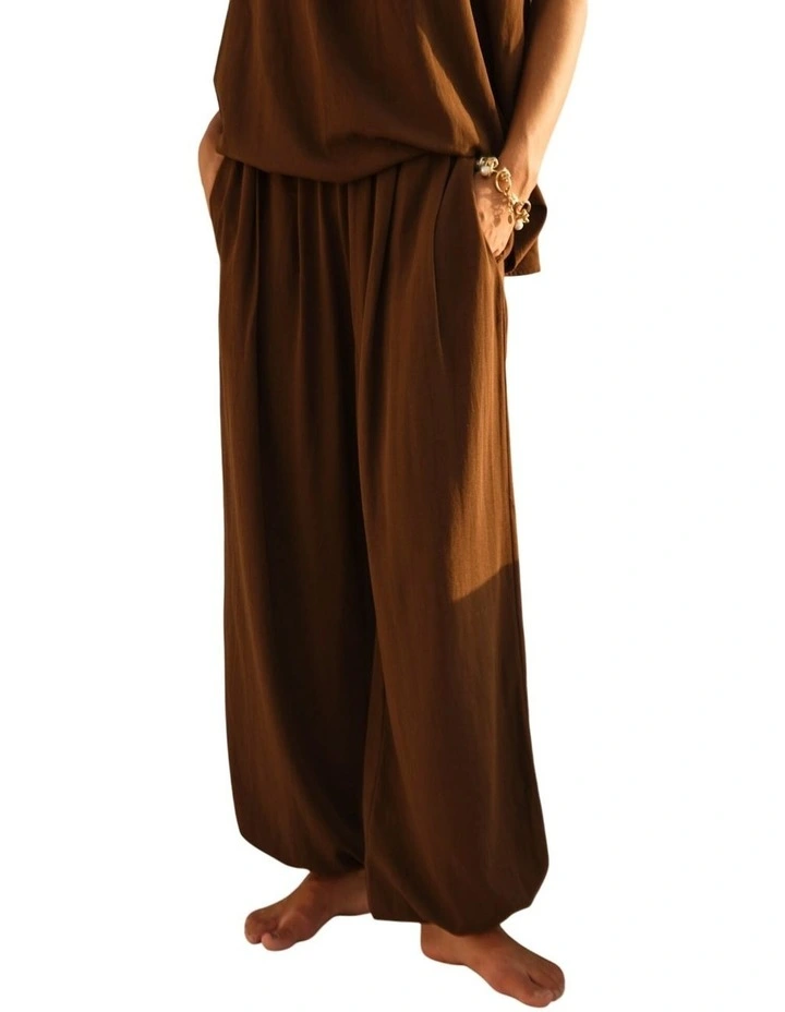 Mireya Balloon Pant - Cinnamon image 3