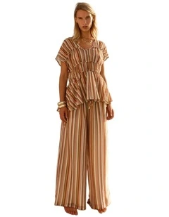 Ophelia Top - Sandbar Stripe