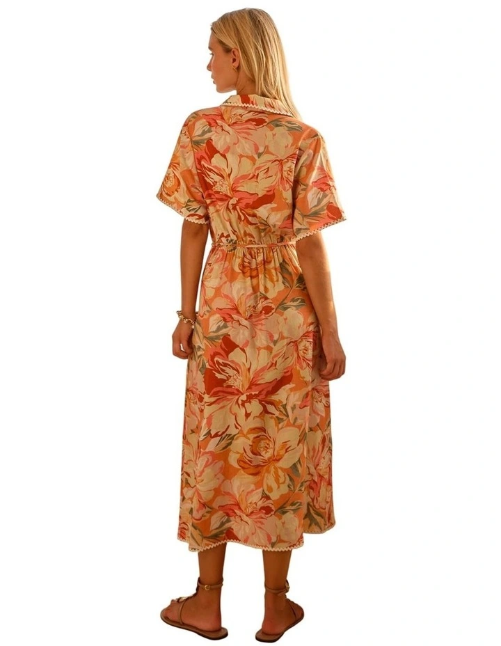 Elodie Midi Shirt Dress - Petal image 2