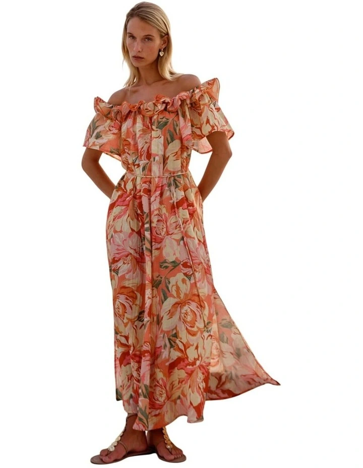 Cosima Floral Midi Dress - Petal image 3