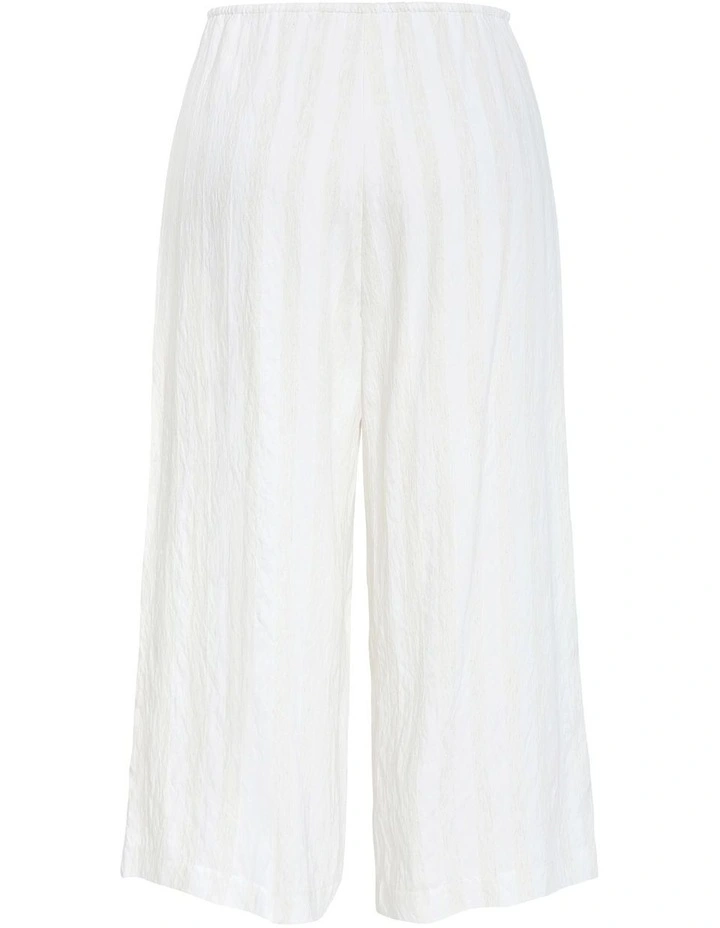Plus Size Sundaze Stripe Wide Leg Pant in Ivory image 4