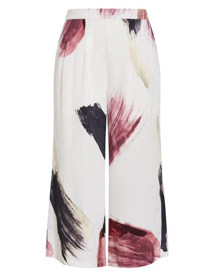 Plus Size Alexi Muse Print Pant in Ivory image 4