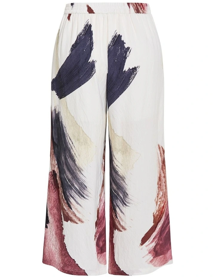 Plus Size Alexi Muse Print Pant in Ivory image 5