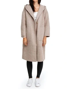 Walk This Way Wool Blend Oversized Coat
