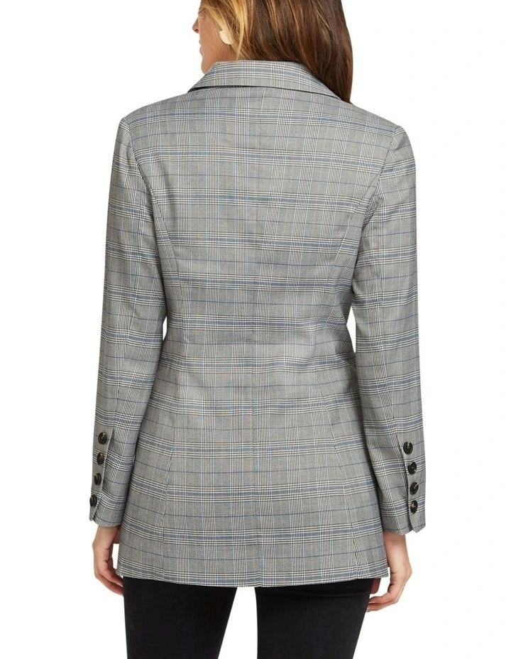 Too Cool For Work Plaid Blazer image 3