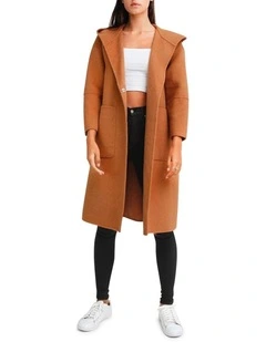 Walk This Way Wool Blend Oversized Coat