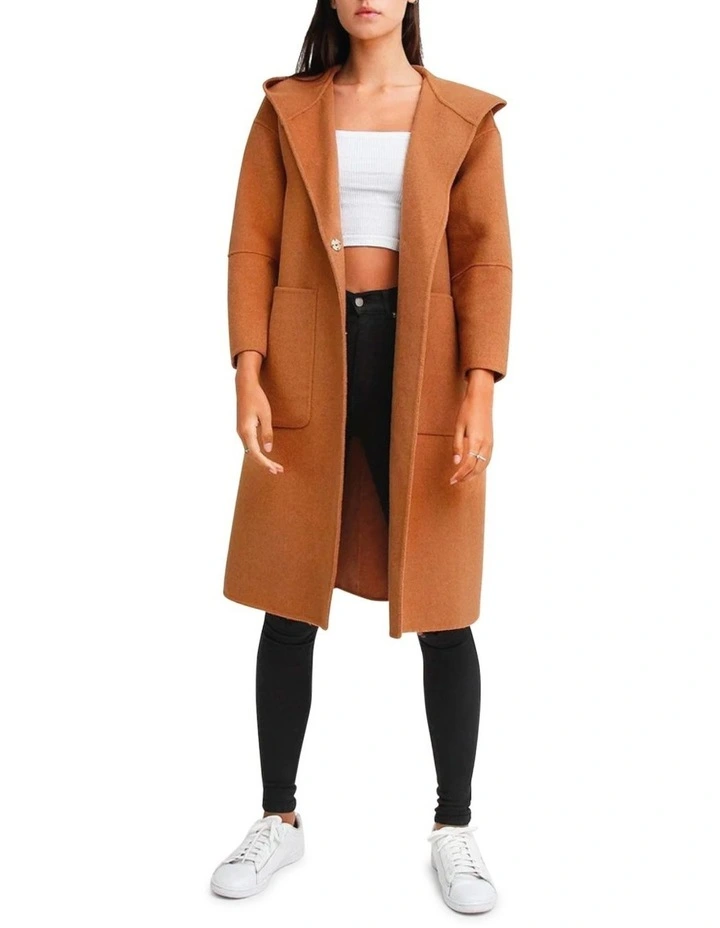Walk This Way Wool Blend Oversized Coat image 1