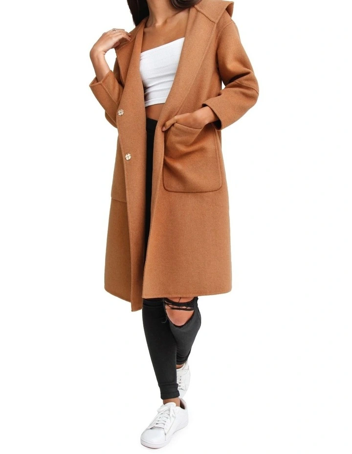 Walk This Way Wool Blend Oversized Coat image 5