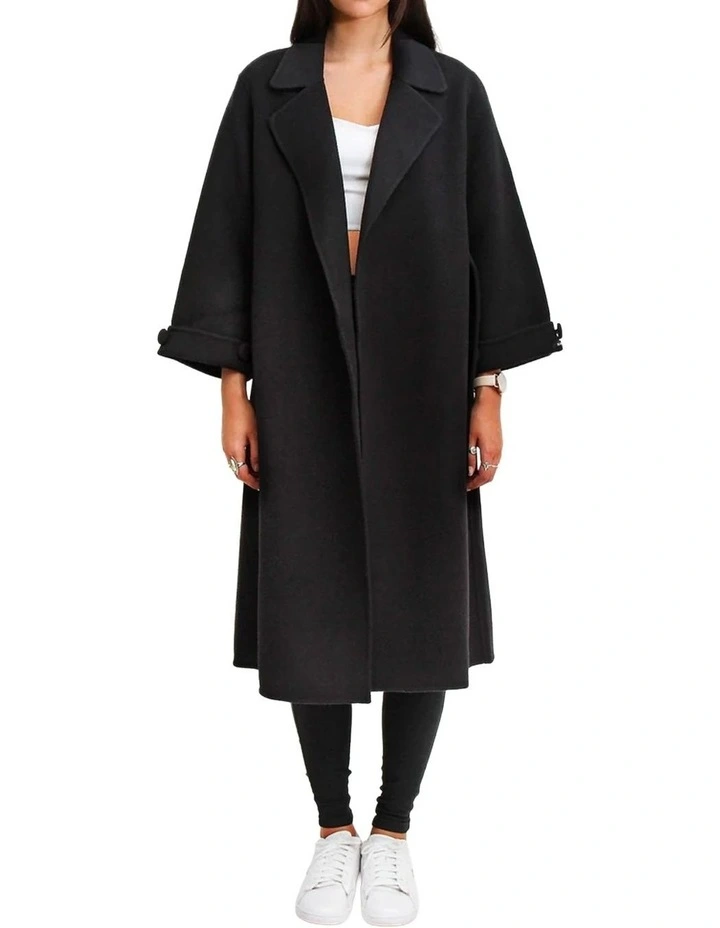 Stay Wild Oversized Wool Coat image 4
