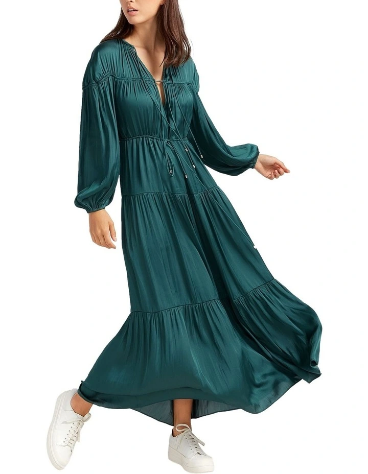 Window Seat Tiered Maxi Dress image 4