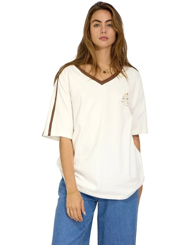 Book Of Love Raglan Sleeve Oversized T-Shirt image 2