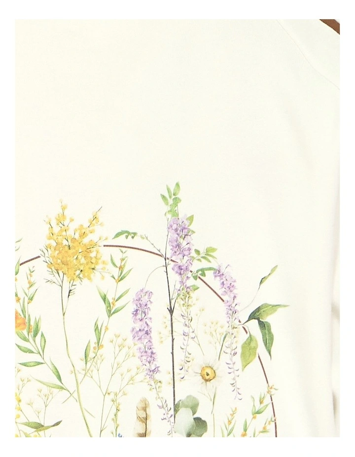 Book Of Love Raglan Sleeve Oversized T-Shirt image 6
