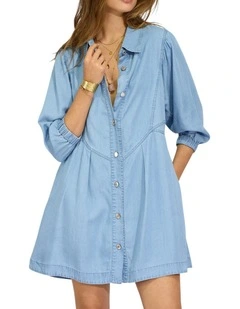 Supercut Denim Dress
