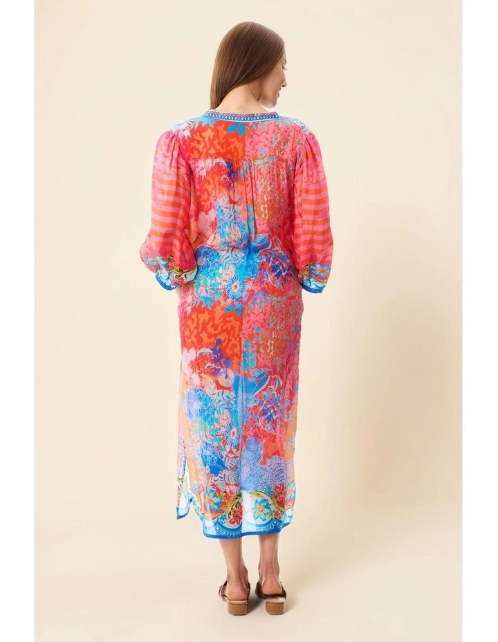 Teresa print dress in Multi image 5