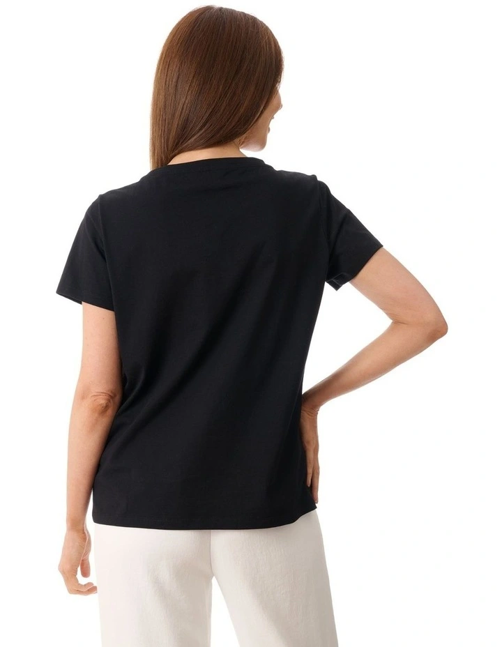 Faith t-shirt in Black image 2