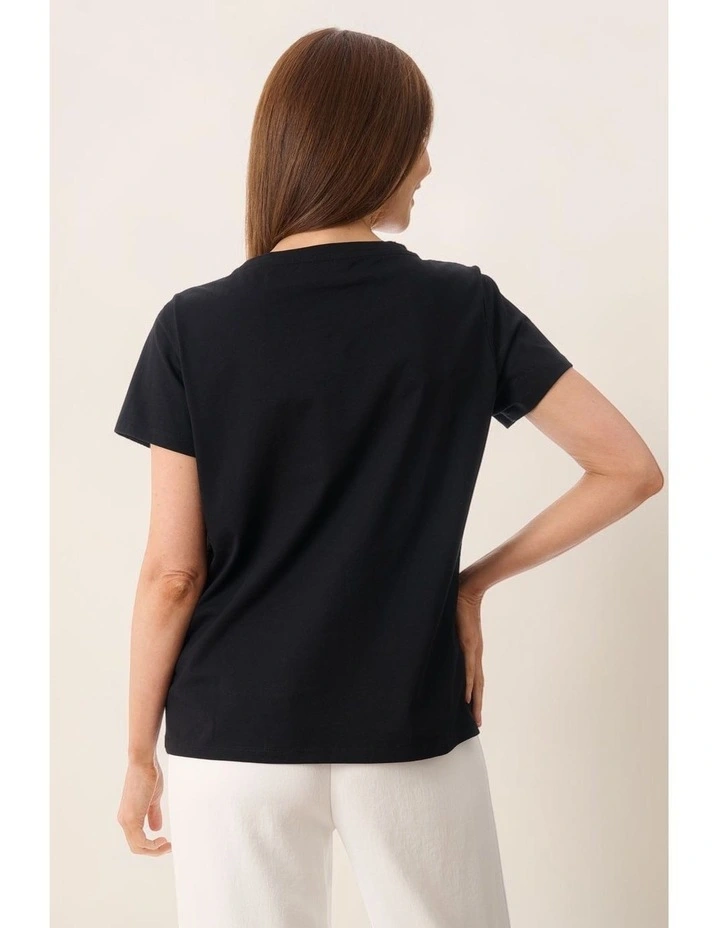 Faith t-shirt in Black image 5