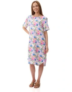 Carla print dress in Multi