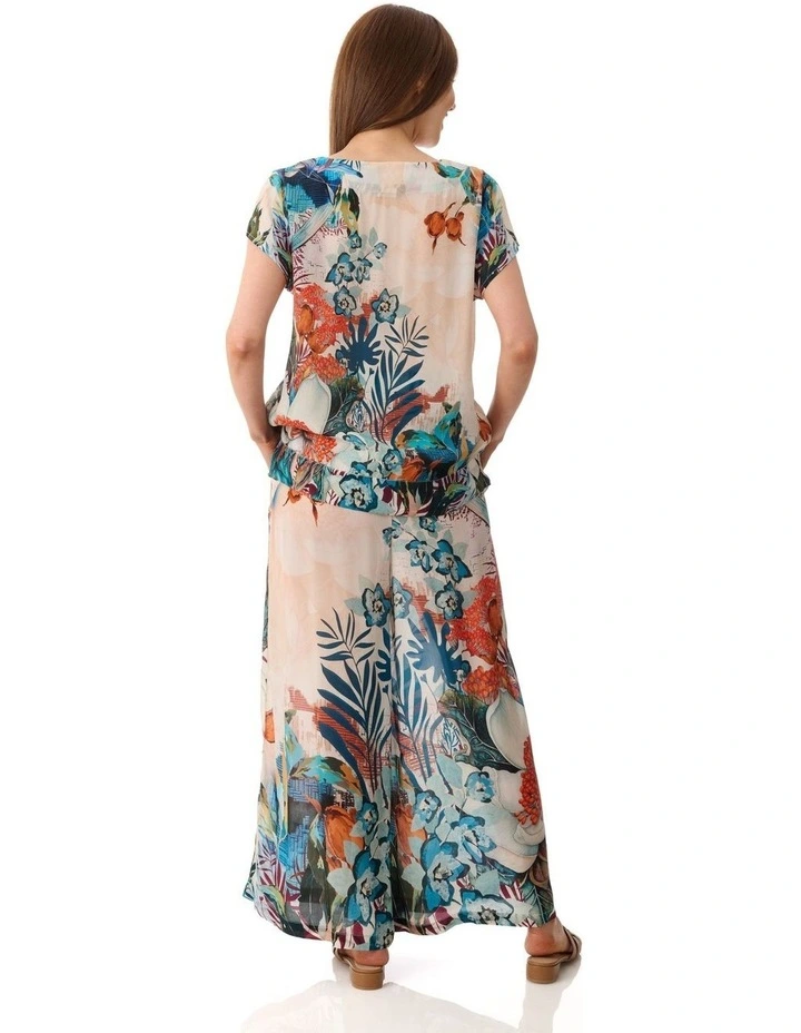 Emma print top in Multi image 2